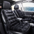 Car Thick Plush Seat Cushion Warmer Cover Winter Seat Mat (Black) - Seat Accessories by PMC TechLife | Online Shopping South Africa | PMC TechLife | Buy Now Pay Later Mobicred