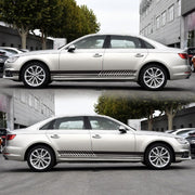 Car Styling Stripe PVC Sticker Auto Decorative Sticker (Black)