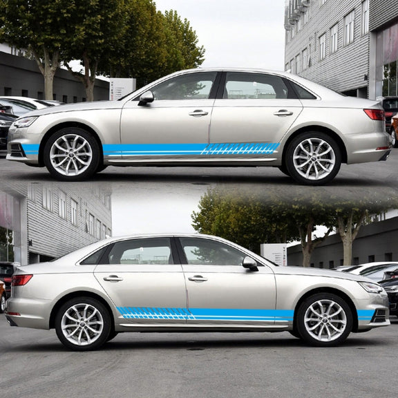 Car Styling Stripe PVC Sticker Auto Decorative Sticker (Blue)