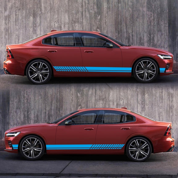 Car Styling Stripe PVC Sticker Auto Decorative Sticker (Blue)