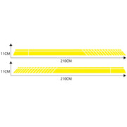 Car Styling Stripe PVC Sticker Auto Decorative Sticker (Yellow)