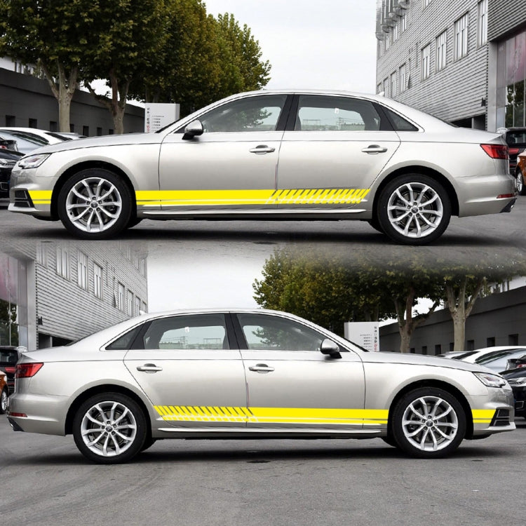 Car Styling Stripe PVC Sticker Auto Decorative Sticker (Yellow)