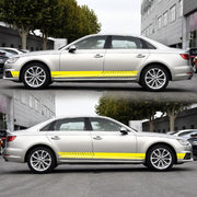Car Styling Stripe PVC Sticker Auto Decorative Sticker (Yellow)