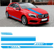 5 in 1 Car Styling Stripe Hood PVC Sticker Auto Decorative Sticker (Blue) - Decorative Sticker by PMC TechLife | Online Shopping South Africa | PMC TechLife | Buy Now Pay Later Mobicred