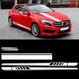 5 in 1 Car Styling Stripe Hood PVC Sticker Auto Decorative Sticker (White) - Decorative Sticker by PMC TechLife | Online Shopping South Africa | PMC TechLife | Buy Now Pay Later Mobicred