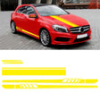 5 in 1 Car Styling Stripe Hood PVC Sticker Auto Decorative Sticker (Yellow) - Decorative Sticker by PMC TechLife | Online Shopping South Africa | PMC TechLife | Buy Now Pay Later Mobicred
