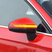 5 in 1 Car Styling Stripe Hood PVC Sticker Auto Decorative Sticker (Yellow)