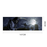 Death Cemetery Pattern Horror Series Car Rear Window Decorative Sticker, Size: 147 x 46cm
