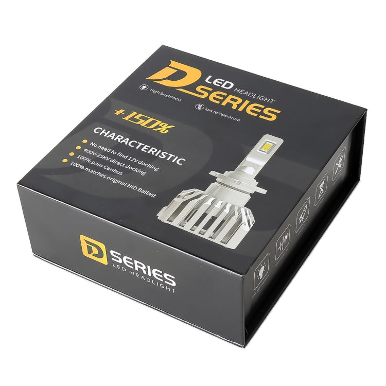 2 PCS DC12V / 35W / 5500K / 4000LM Car ED Headlight Lamps SMD-3570 Lamps for D1S
