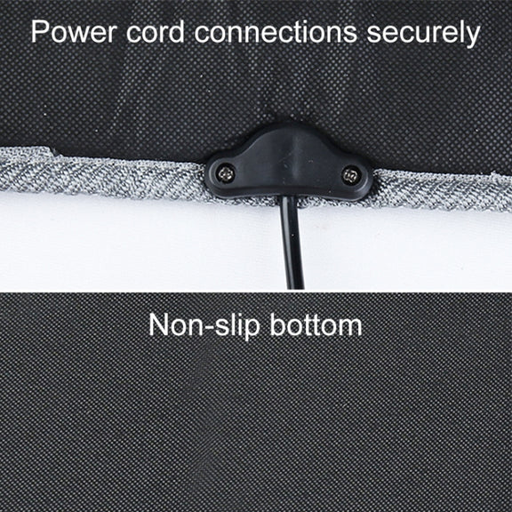 Car 12V Front Seat Heater Cushion Warmer Cover Winter Heated Warm, Single Seat (Red)
