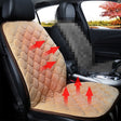 Car 24V Front Seat Heater Cushion Warmer Cover Winter Heated Warm, Single Seat (Beige) - Seat Accessories by PMC TechLife | Online Shopping South Africa | PMC TechLife | Buy Now Pay Later Mobicred