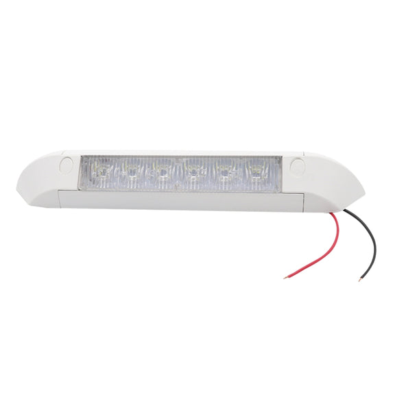 DC 12V 2.6W 6000K IP67 Marine RV Water-resistant LED Stair Deck Dome Light Ceiling  Lamp, Aluminum Alloy Base