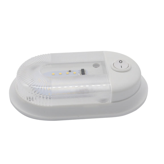 D4348 10-24V 3-3.5W 4000-4500K 280LM RV Yacht 24 PCS LED Lamps Dome Light Ceiling Lamp, with Independent Switch Control