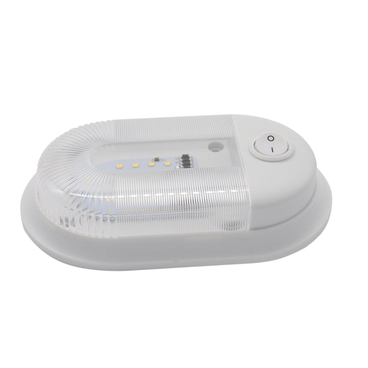 D4348 10-24V 3-3.5W 4000-4500K 280LM RV Yacht 24 PCS LED Lamps Dome Light Ceiling Lamp, with Independent Switch Control