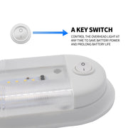 D4348 10-24V 3-3.5W 4000-4500K 280LM RV Yacht 24 PCS LED Lamps Dome Light Ceiling Lamp, with Independent Switch Control