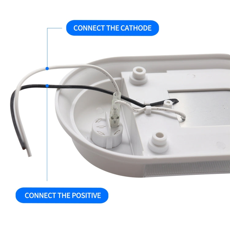 D4348 10-24V 3-3.5W 4000-4500K 280LM RV Yacht 24 PCS LED Lamps Dome Light Ceiling Lamp, with Independent Switch Control