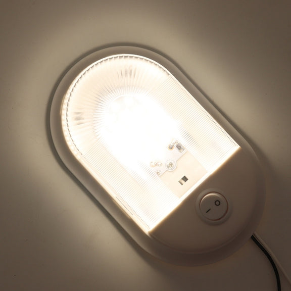 D4348 10-24V 3-3.5W 4000-4500K 280LM RV Yacht 24 PCS LED Lamps Dome Light Ceiling Lamp, with Independent Switch Control