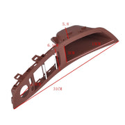 Door Left Front Handle Window Switch Panel 51417225875 for BMW 5 Series(Brown)