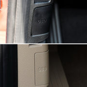 Car Diagnostic Plug Cover OBD Panel Decorative Cover 51437147538 for BMW E84 2009-2015(Beige)