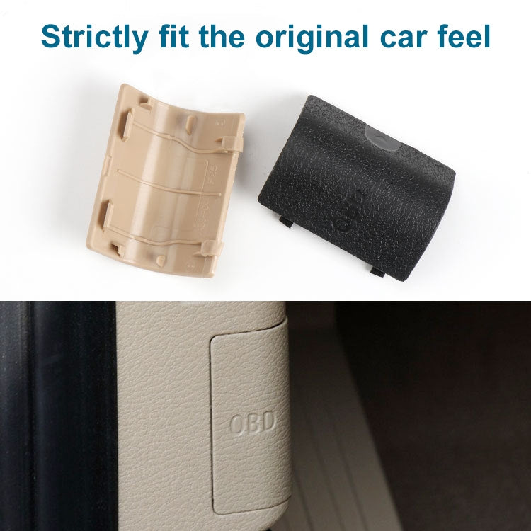 Car Diagnostic Plug Cover OBD Panel Decorative Cover 51437147538 for BMW E90 2005-2012(Black)