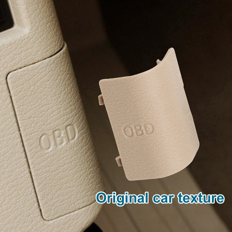 Car Diagnostic Plug Cover OBD Panel Decorative Cover 51437147538 for BMW E90 2005-2012(Black)