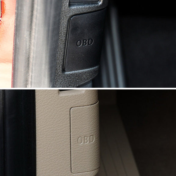 Car Diagnostic Plug Cover OBD Panel Decorative Cover 51437147538 for BMW E90 2005-2012(Black)