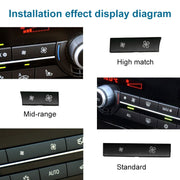 Car Wind Power Switch Air Conditioning Air Volume Button for BMW 5 Series 2011-2017 / 7 Series 2009-2015, Right Middle Configuration
