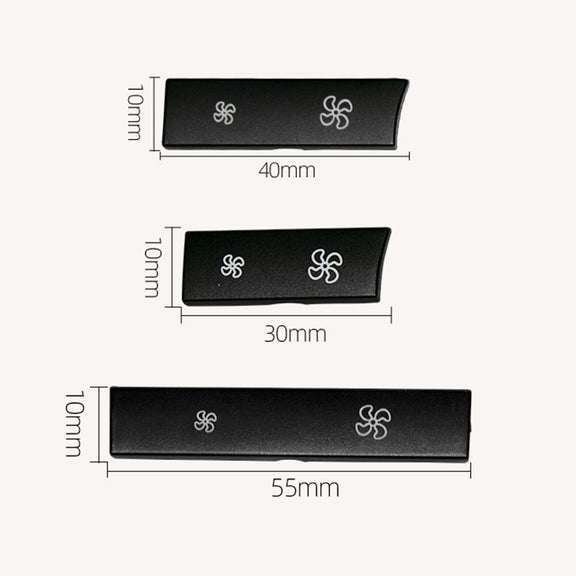 Car Wind Power Switch Air Conditioning Air Volume Button for BMW 5 Series 2011-2017 / 7 Series 2009-2015, Left Middle Configuration