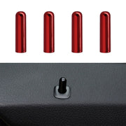 4 PCS Car Unlock Cover Door Bolt Door Handle for BMW X1 / X6(Red)