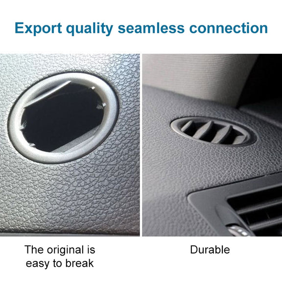 Car Right Side Dashboard Small Air Outlet Circular Air-conditioning Outlet for Mercedes-Benz C Class W204 (Brown)
