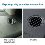 Car Right Side Dashboard Small Air Outlet Circular Air-conditioning Outlet for Mercedes-Benz GLK Class X204 2009-2016 (Black)