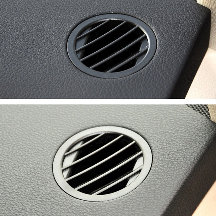 Car Left Side Dashboard Small Air Outlet Circular Air-conditioning Outlet for Mercedes-Benz GLK Class X204 2009-2016(Black)