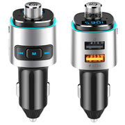 BC42 Bluetooth 5.0 Multi-function Car Colorful Atmosphere Lamp MP3 Player, Support TF Card & U Disk & FM