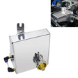 Car Modified Triangle Aluminum Alloy Cooling Water Tank Bottle Can for Nissan (Silver) - free shipping - PMC TechLife - Order now!