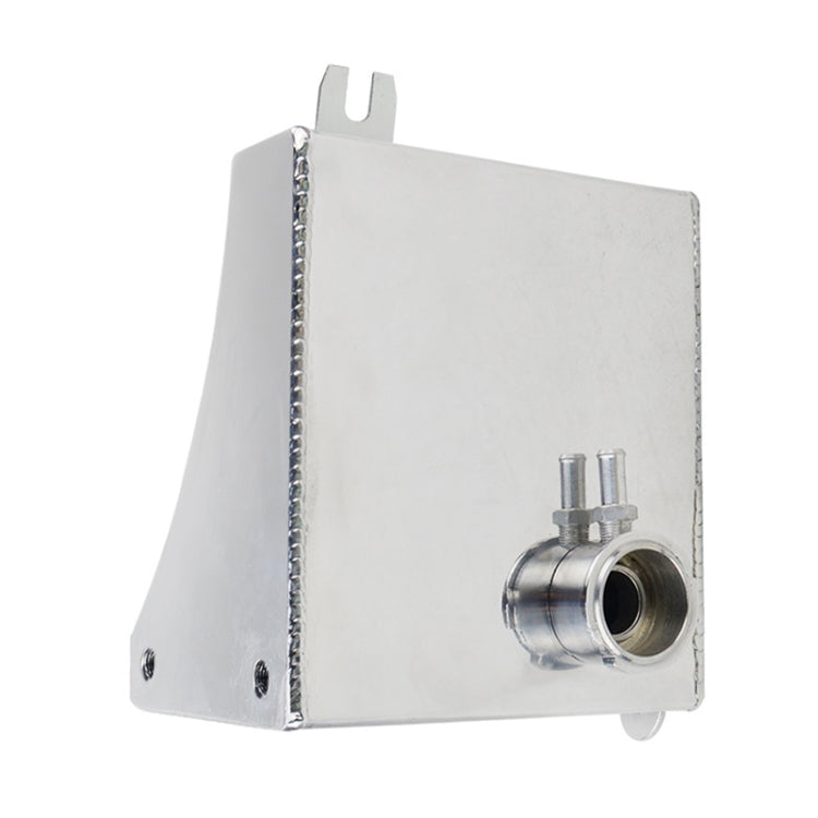 Car Modified Triangle Aluminum Alloy Cooling Water Tank Bottle Can for Nissan (Silver)