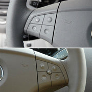 Car Left Side 4-button Steering Wheel Switch Buttons Panel 1648200010 for Mercedes-Benz W164, Left Driving (Grey)