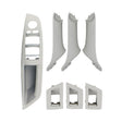 Car Imported Version Inside Doors Handle Pull Trim Cover 5141 7225 873 for BMW F10 F18, Left Driving (Grey) - Door Handles by PMC TechLife | Online Shopping South Africa | PMC TechLife | Buy Now Pay Later Mobicred