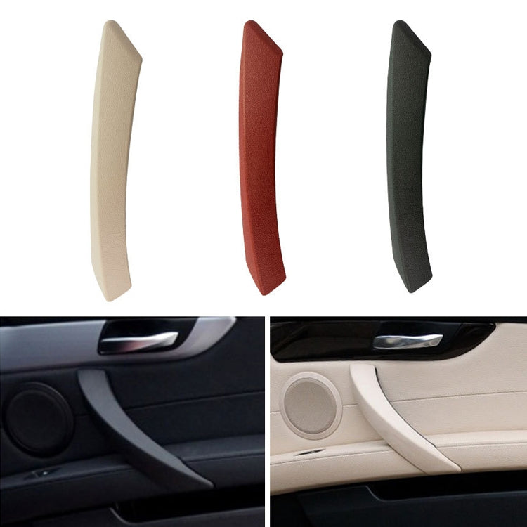 Car Inside Doors Handle Pull Trim Cover 51419186731 for BMW Z4, Left Driving(Beige)