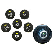 Car Air Conditioner Panel Switch Button LEFT Key 6131 9250 196-1 for BMW E60 2003-2010, Left Driving