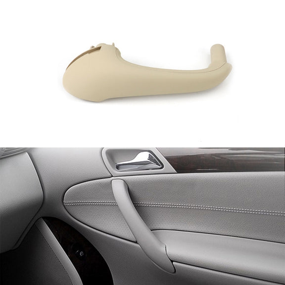 Car Rear Right Inside Doors Handle Pull Trim Cover for Mercedes-Benz C-class W203 -2007 , Left Driving(Beige)