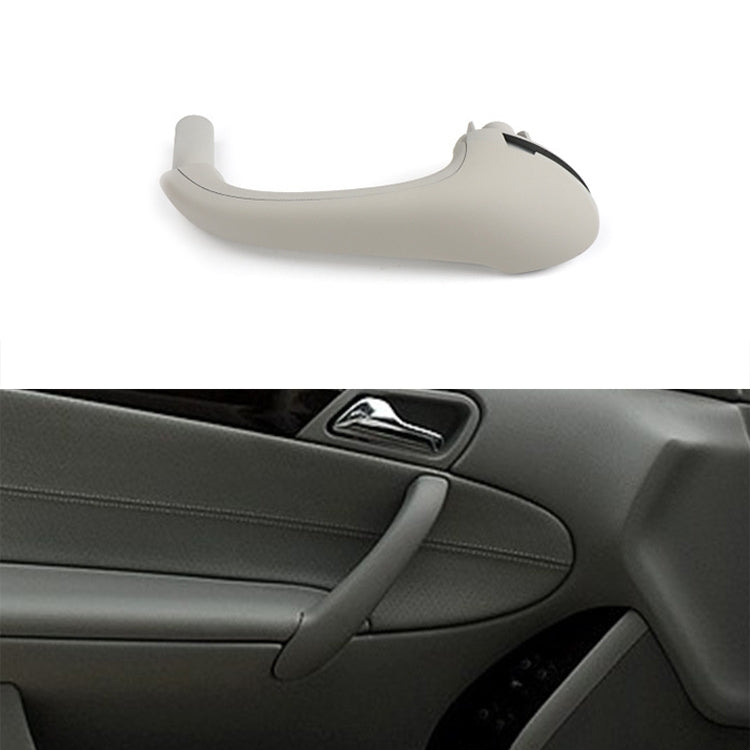 Car Rear Left Inside Doors Handle Pull Trim Cover for Mercedes-Benz C-class W203 -2007, Left Driving (Grey)