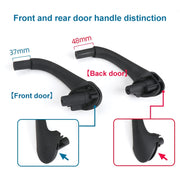Car Rear Left Inside Doors Handle Pull Trim Cover for Mercedes-Benz C-class W203 -2007, Left Driving (Grey)