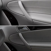Car Rear Left Inside Doors Handle Pull Trim Cover for Mercedes-Benz C-class W203 -2007, Left Driving (Black)