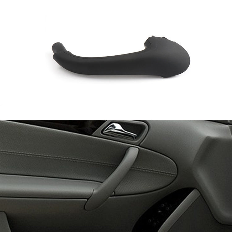 Car Front Left Inside Doors Handle Pull Trim Cover for Mercedes-Benz C-class W203 -2007, Left and Right Driving(Black)
