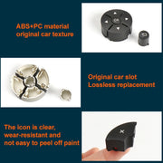 Car Left Side Steering Wheel Switch Buttons Panel for Mercedes-Benz W204 2007-2014, Left Driving(Brown)