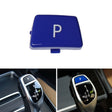 Car Gear Lever Auto Parking Button Letter P Cap for BMW 5 Series 2002-2010, Left Driving(Blue) - Car Switches by PMC TechLife | Online Shopping South Africa | PMC TechLife | Buy Now Pay Later Mobicred