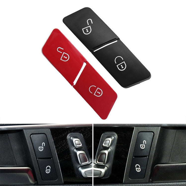 Car Left Side Door Lock Switch Buttons 2049058402 for Mercedes-Benz W204, Left Driving (Red)