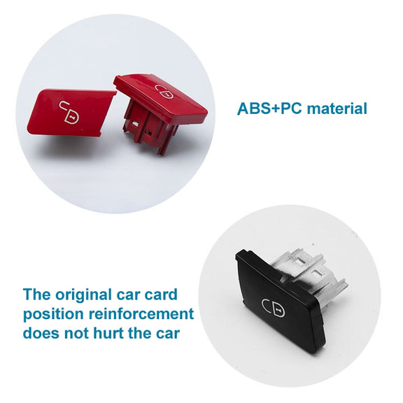 Car Left Side Door Lock Switch Buttons 2049058402 for Mercedes-Benz W204, Left Driving (Red)