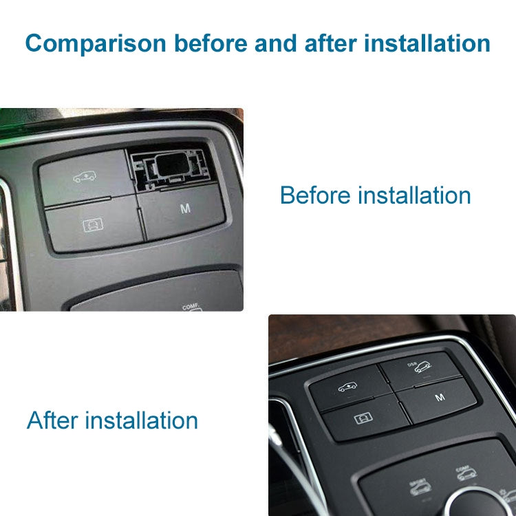 Car Model A2 Downhill Auxiliary Switch Shift Button for Mercedes-Benz GL GLE Class W166, Left Driving
