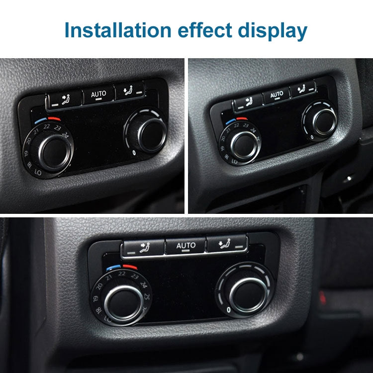 Car Rear Air Conditioner Panel Trim Cover for Volkswagen Sharan, Left Driving